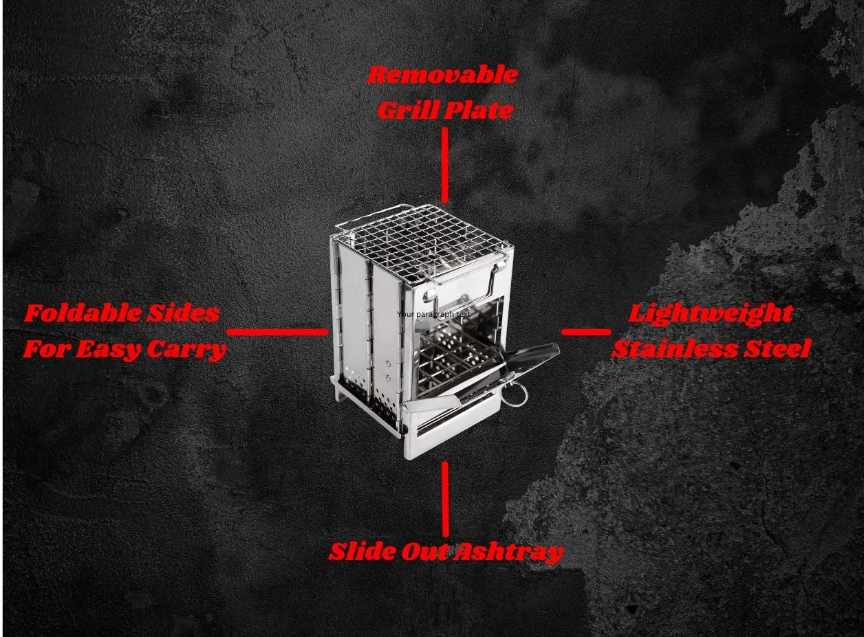 Portable Stainless Steel Camp Stove